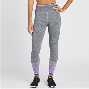Soul by soulcycle melange striped seamless tight